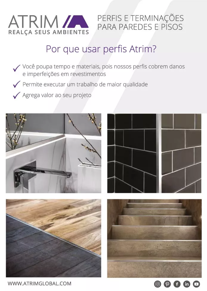 Por que usar perfis Atrim?